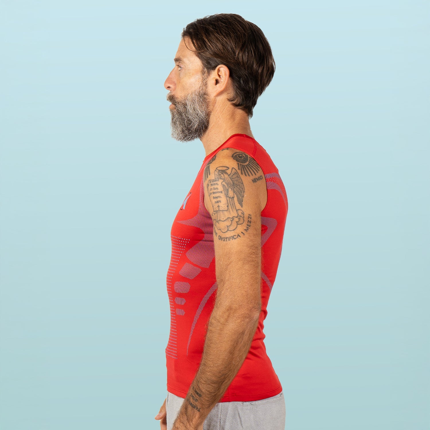 VestElite Red (Limited Edition) compression shirt side view